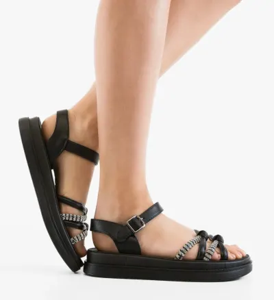 Sandale dama Deep Negre