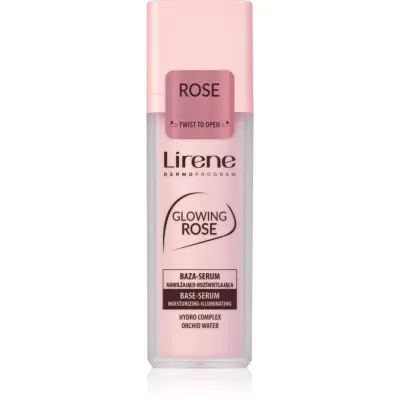 Lirene Base Glowing Rose Fundatia serului lucios 30 ml