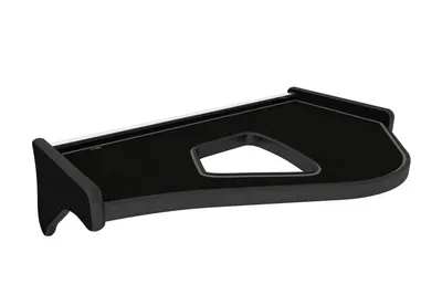 Masa centrala bord camion compatibia cu Volvo Volvo FH, FH 16, FM (01.2002-12.2008), Negru cu cusatura gri