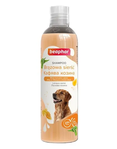 BEAPHAR Shampoo Brown Coat 250 ml șampon câini cu blană brună, închisă sau neagră