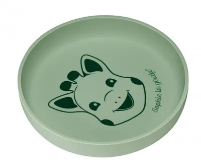 Farfurie din silicon Sophie la Girafe - Verde