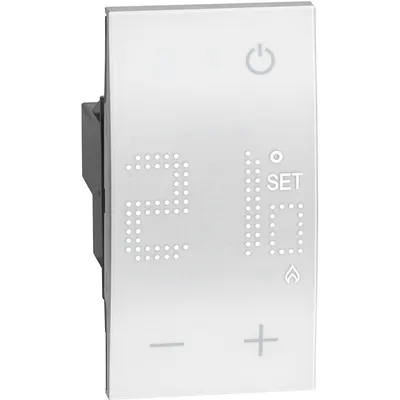Termostat electronic de camera 2 module Bticino Living Now KW4441, alb