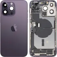 Capac Baterie Apple iPhone 14 Pro Max, Cu Carcasa Mijloc, Full Parts, Mov (Deep Purple), Swap