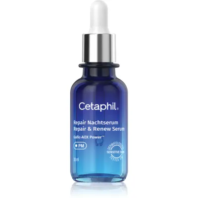 Cetaphil Repair & Renew Serum ser facial de noapte reface bariera protectoare a pielii 30 ml