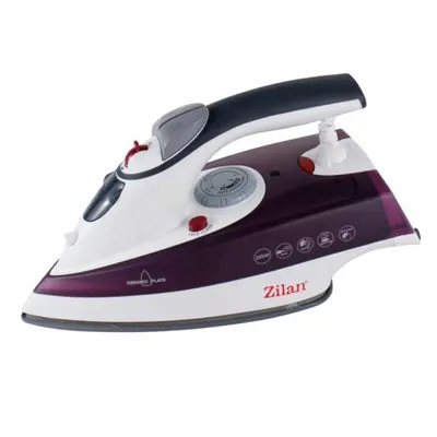 Fier de Calcat cu Talpa din Ceramica, Autocuratare, Calcare cu Aburi, Putere 2200W, Mov