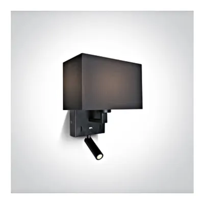 Fanes 3W LED + 12W E27W 150lm 3000K 220-240V IP20 black