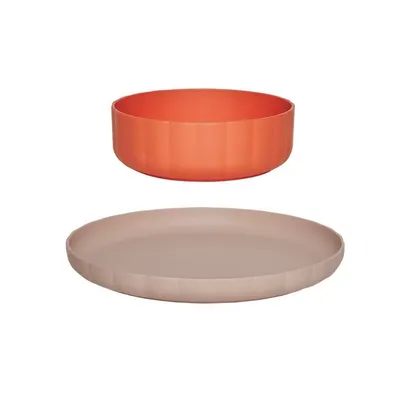 Set de veselă pentru copii 2 buc. din plastic Pullo – OYOY Mini