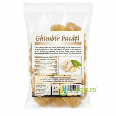 Ghimbir Bucati 150g