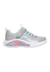 Pantofi sport cu LED Rainbow Cruisers - Glitzy Glo - Albastru aquamarin/Argintiu