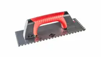 Gletiera dintata cu maner Rubiflex 28cm, 6x6mm - RUBI-75955