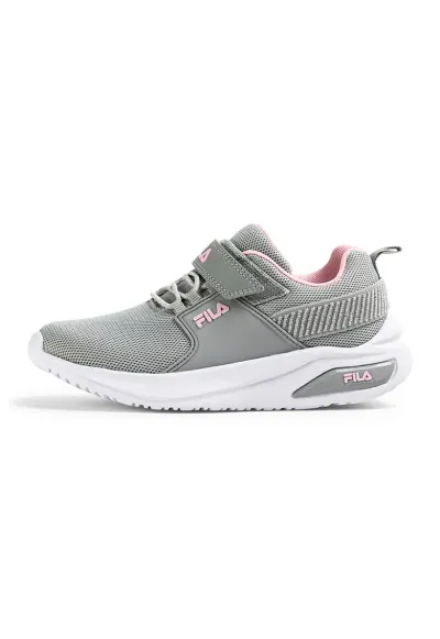 Pantofi sport de plasa cu velcro Upspark - Gri deschis/Roz pal