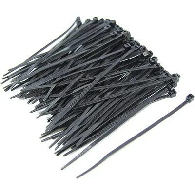 Brida Plastic 250x4.8mm Neagra (set 100 Buc) Rezistente Uv