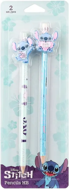Set de creioane Cool Pack Disney - Stitch 1, HB, 2 buc