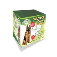 Scutece pentru caini femele Perfect Diaper M-L 12 buc set
