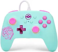 Controller PowerA - Enhanced, cu fir, pentru Nintendo Switch, Pokemon: Sweet Friends