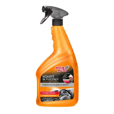 Solutie intretinere plastice cu ceara naturala Moje Auto 650ml 650ml