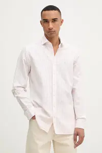 Hackett London cămașă pentru bărbați, cu amestec de in