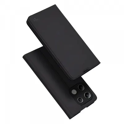 Husa pentru Xiaomi Redmi Note 13 4G, Techsuit, Magskin Book, Neagra