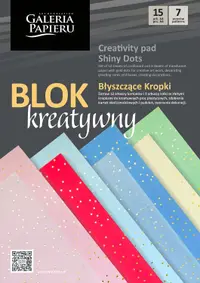 Bloc decorativ Galeria Papieru - Shiny Dots, A4, 15 foi