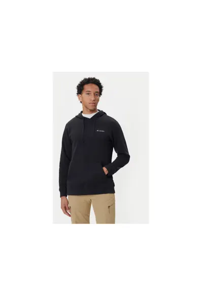 Hanorac sport barbati - bumbac/poliester - cu imprimeu - negru
