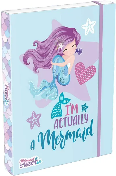 Cutie cu bandă elastică Lizzy Card Mermaid Sweet - A4