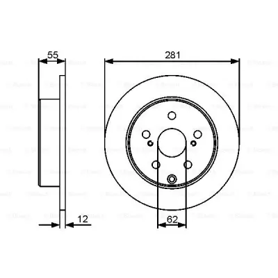Disc frana BOSCH 0 986 479 419
