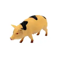 Figurină replică, Deluxebase, animal purceluș, culoarea crem, 23 cm