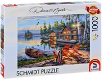 Puzzle Schmidt din 1000 de piese - Malul lacului Lun