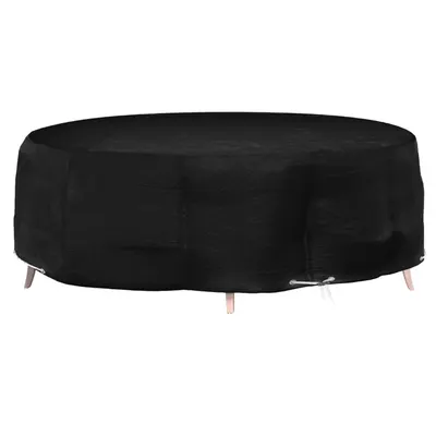 vidaXL Husă mobilier tip insulă, 10 ocheți, rotund, Ø236x67 cm