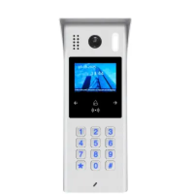 Panou de apel video pe 2 fire, camera fisheye cu tehnologie Starlight, cititor RFID si tastatura numerica, montare aplicata DT851