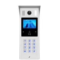 Panou de apel video pe 2 fire, camera fisheye cu tehnologie Starlight, cititor RFID si tastatura numerica, montare aplicata DT851