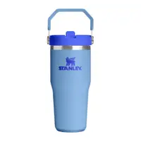 Termos albastru din oțel inoxidabil 410 ml IceFlow™ Flip Straw 2.0 Tumbler Blue Sky – Stanley