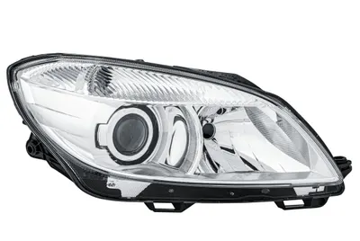 Far dreapta 2 H7, electric, cu motoras, cu lumini curba,interior crom SKODA FABIA 2, ROOMSTER intre 2010-2015
