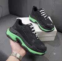 Adidasi barbati casual negri cu verde 103