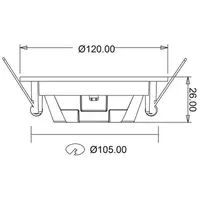 Smd-Crp 6w Panel 3000k
