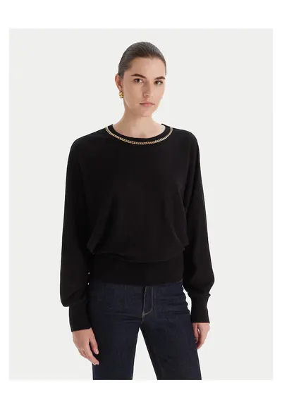 Pulover dama negru - moale