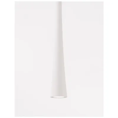 Lampa suspendata GOCCIO Alb Aluminiu & Otel Alb Fabric Wire LED 7 Wat 230 Volt 213Lm 3000K IP20