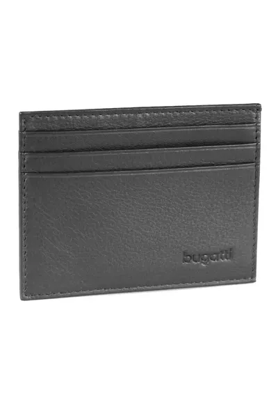 Suport carduri Sempre - piele neagra - Negru