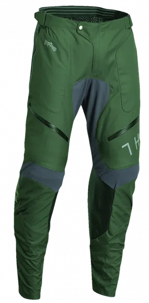 Pantaloni atv cross Thor Terrain ITB, culoare verde gri, marime 30