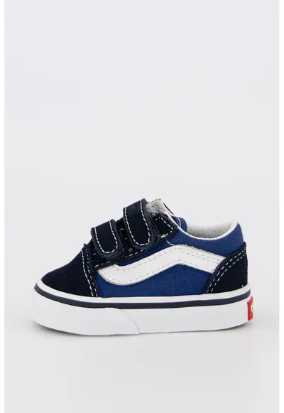 Tenisi cu garnituri de piele intoarsa si piele Old Skool