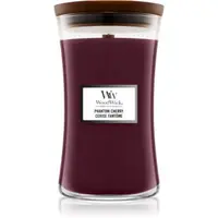 Woodwick Phantom Cherry lumânare parfumată cu fitil din lemn