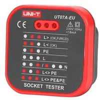 Tester priza EU UNI-T SOCKTEST-UT07A-UNIT