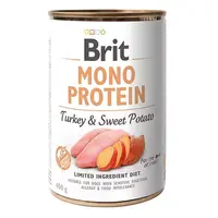 Brit Mono Protein Turkey & Sweet Potato, 400 g
