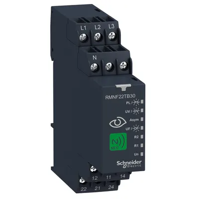 Releu de monitorizare tensiune trifazic - multifunctional cu programare si prin NFC