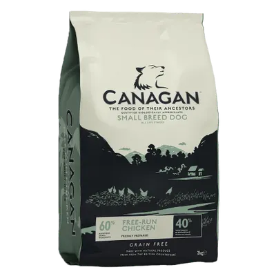 Hrana uscata pentru caini Canagan Grain Free Small Breed cu pui 6 kg