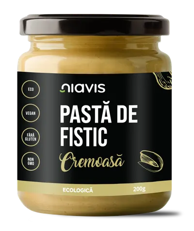 Pasta de fistic cremoasa, 200g, Niavis