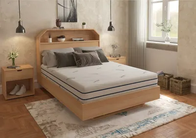 Saltea cu memorie Somnomed Antiacaria 90x200x20 cm husa cu tratament antiacarian