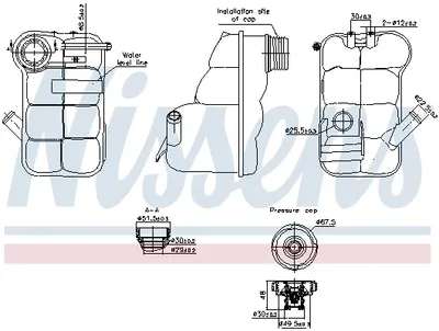 Vas expansiune racire (cu priza) potrivit LAND ROVER DISCOVERY II 11.98-06.04