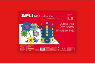Spuma EVA Apli - 60 х 40 cm, 1 fila, rosie