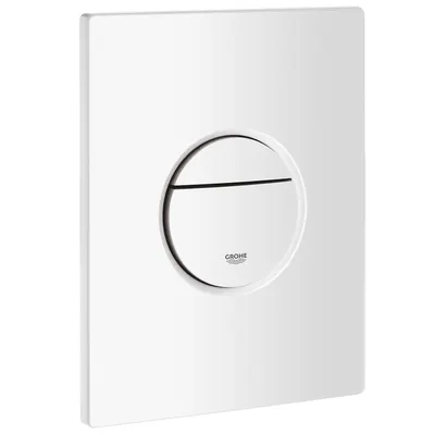 Placa de actionare WC Grohe Nova Cosmopolitan 38765SH0, dubla spalare, reversibila, 156 x 197 mm, Alb